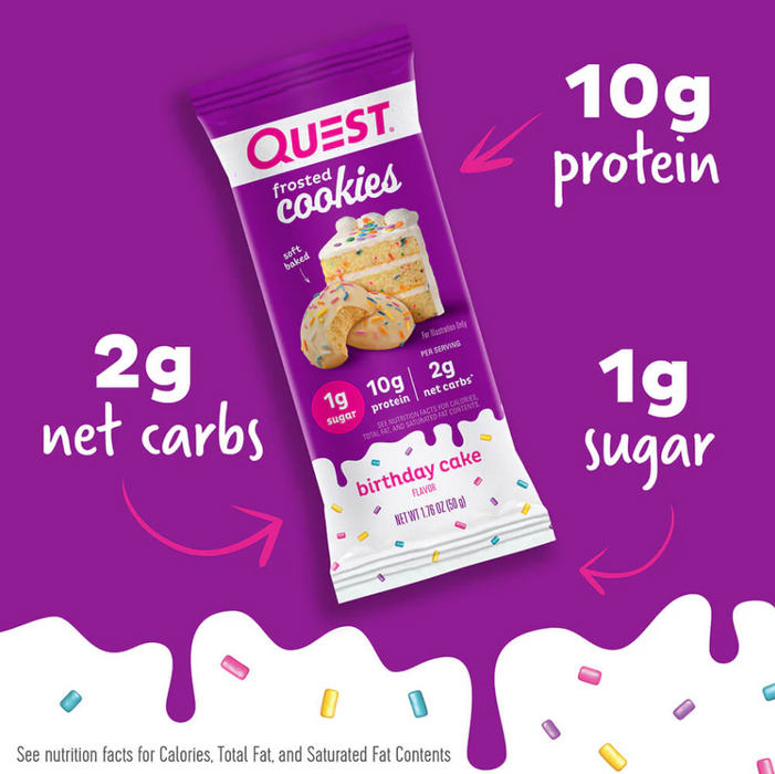 Quest Frosted Birthday Cake (Twin Pack)