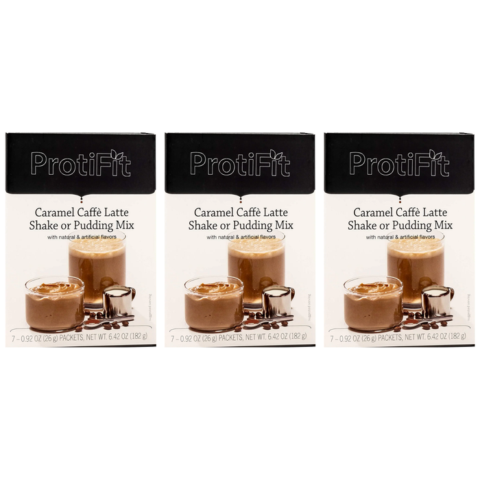 Proti Fit Caramel Cafe Latte Pudding-Shake Box