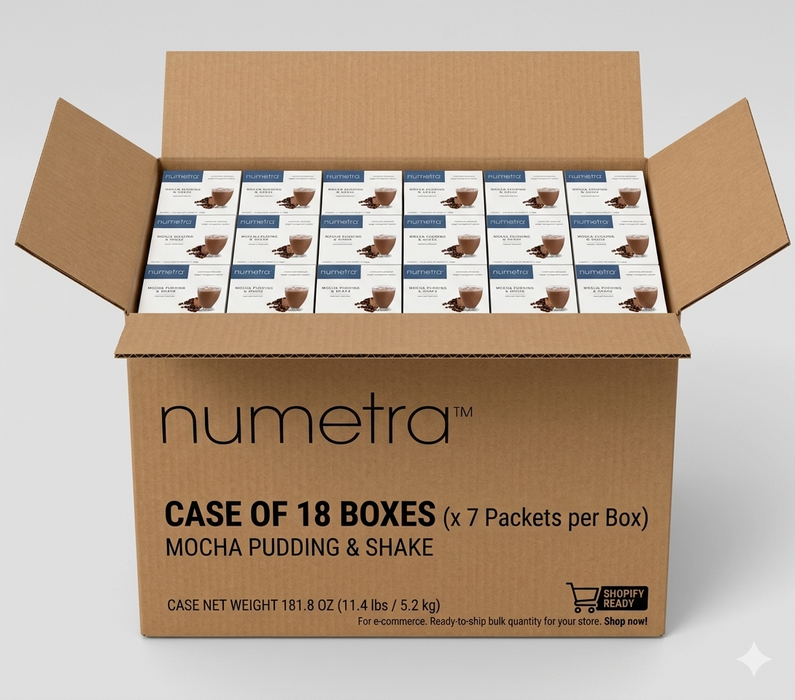 Numetra - Mocha Pudding Shake - 1 Box