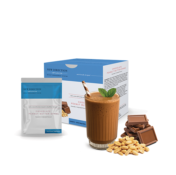 New Direction Chocolate Peanut Butter Shake