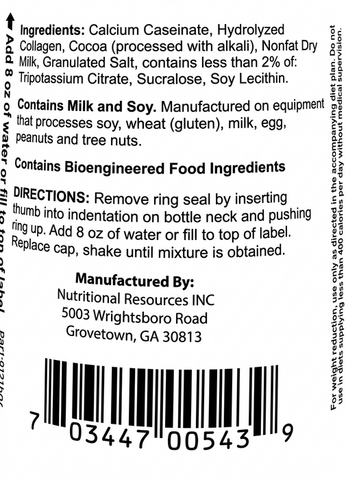 Fit Wise Chocolate Drink Single BOTTLE