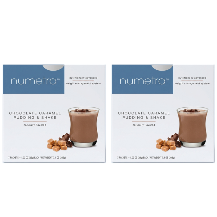 Numetra - Chocolate Caramel Pudding Shake - 1 Box