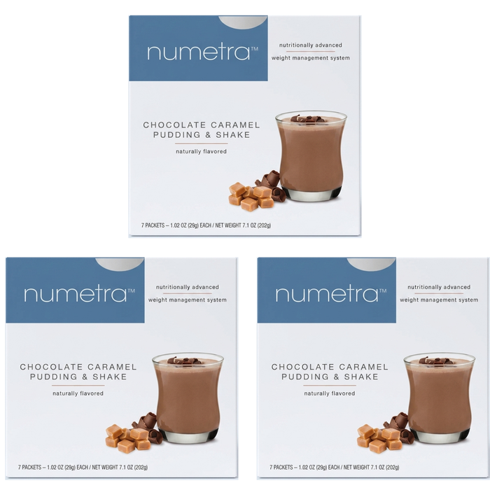 Numetra - Chocolate Caramel Pudding Shake - 1 Box