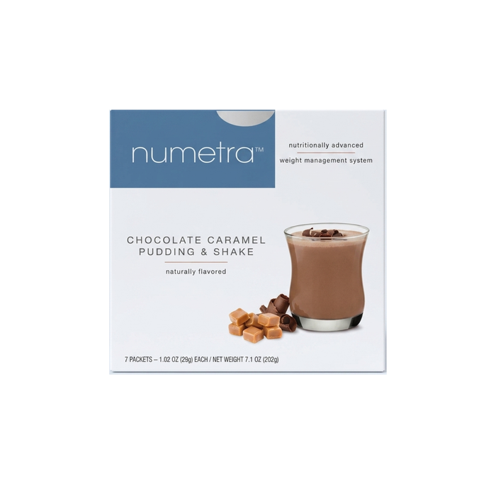 Numetra - Chocolate Caramel Pudding Shake - 1 Box