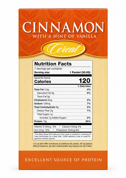 Fit Wise Cinnamon Vanilla Cereal