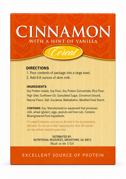 Fit Wise Cinnamon Vanilla Cereal