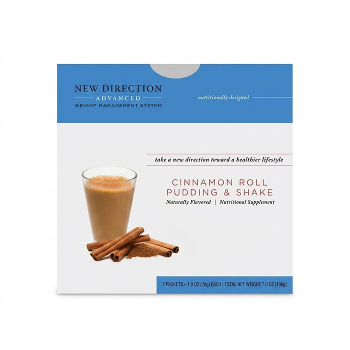 New Direction Cinnamon Roll Pudding Shake
