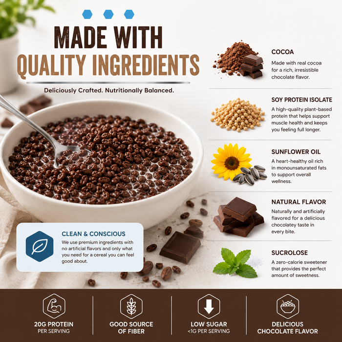 Fit Wise CRISPY Chocolate Cereal