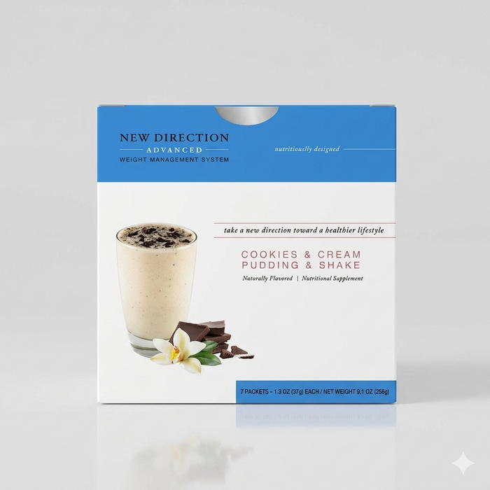 New Direction Cookies & Cream Pudding Shake