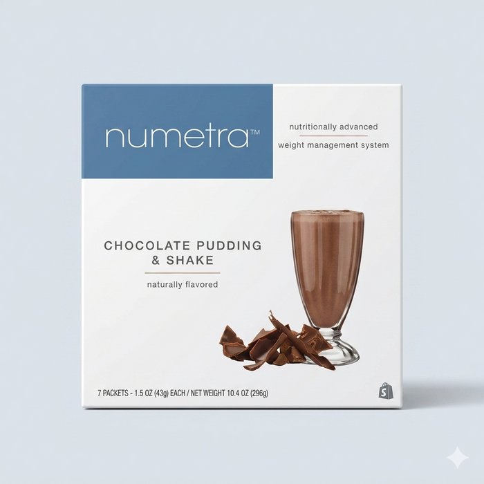 Numetra - Chocolate Pudding Shake - 1 Box