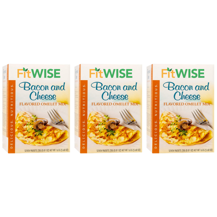 Fit Wise Bacon Cheese Omelet