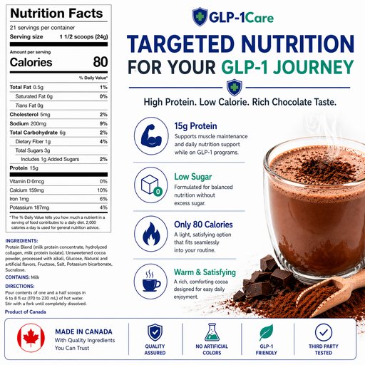 how many calories on a glp 1 GLP-1 Calorie Intake Guide: What to Eat GLP-1Care Strawberry Creme Smoothie Mix,