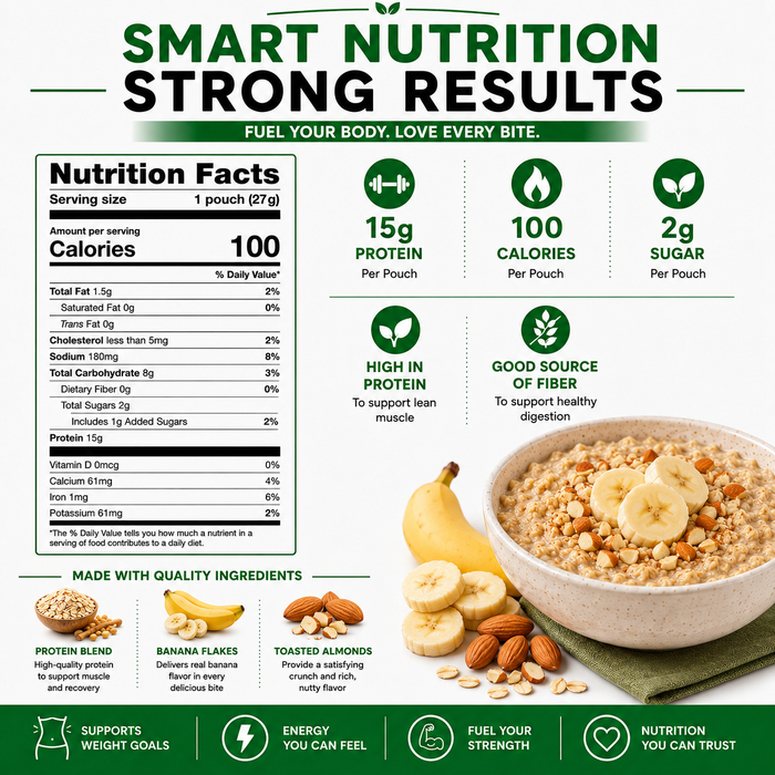 Nutmeg State Nutrition Banana Nut Oatmeal