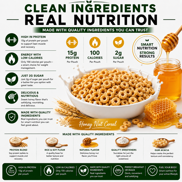Nutmeg State Nutrition Honey Nut Soy Cereal
