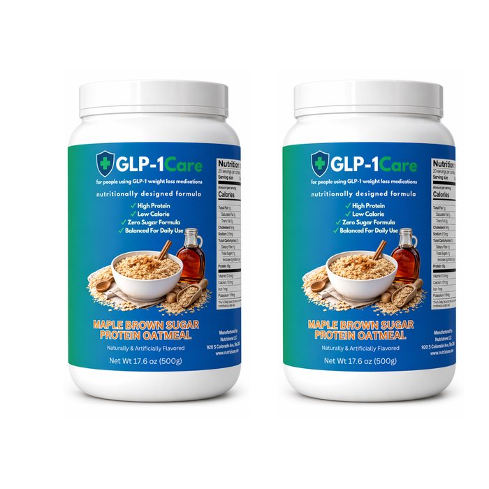 GLP-1Care - Maple Brown Sugar Protein Oatmeal Jar