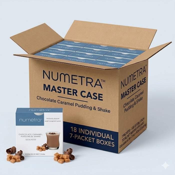 Numetra - Chocolate Caramel Pudding Shake - 1 Box