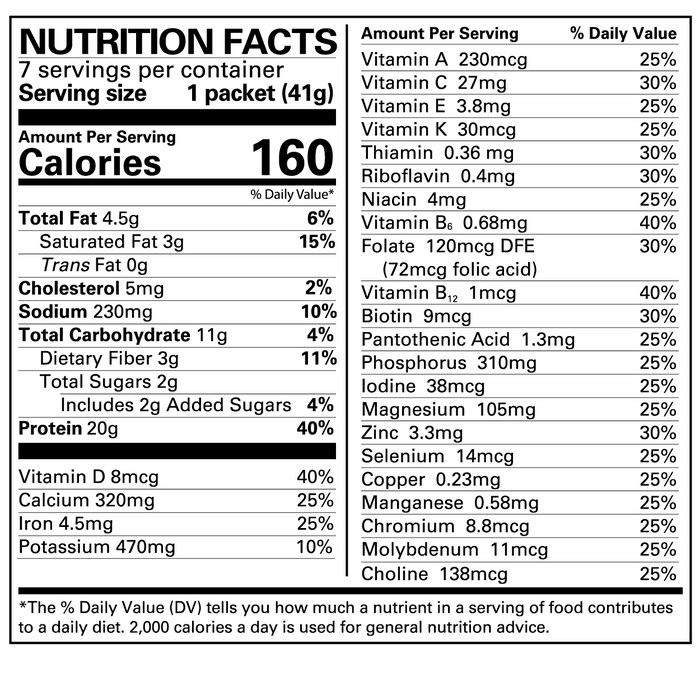 Numetra - Vanilla Pudding Shake - 1 Box