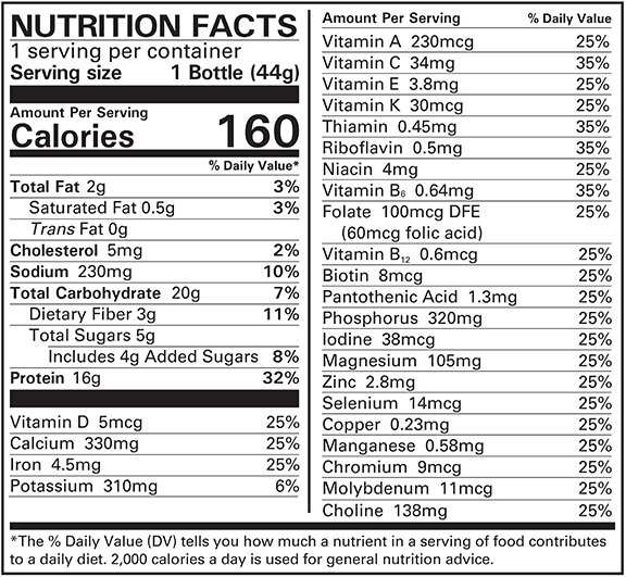Numetra Chocolate Meal Replacement Shake Bottle
