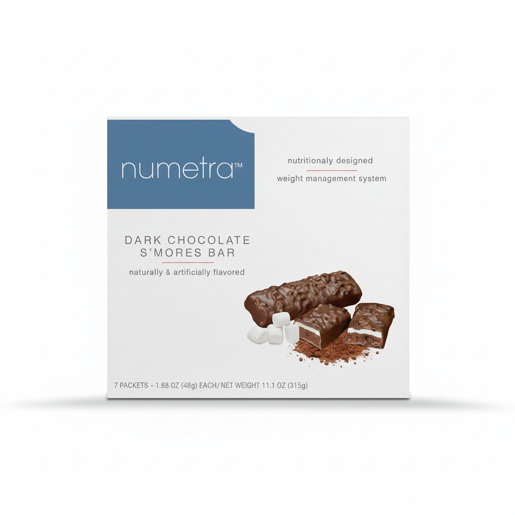 Num Num Bars Numetra Dark Chocolate S'mores Bars - 1 Box