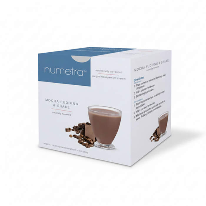 Numetra - Mocha Pudding Shake - 1 Box