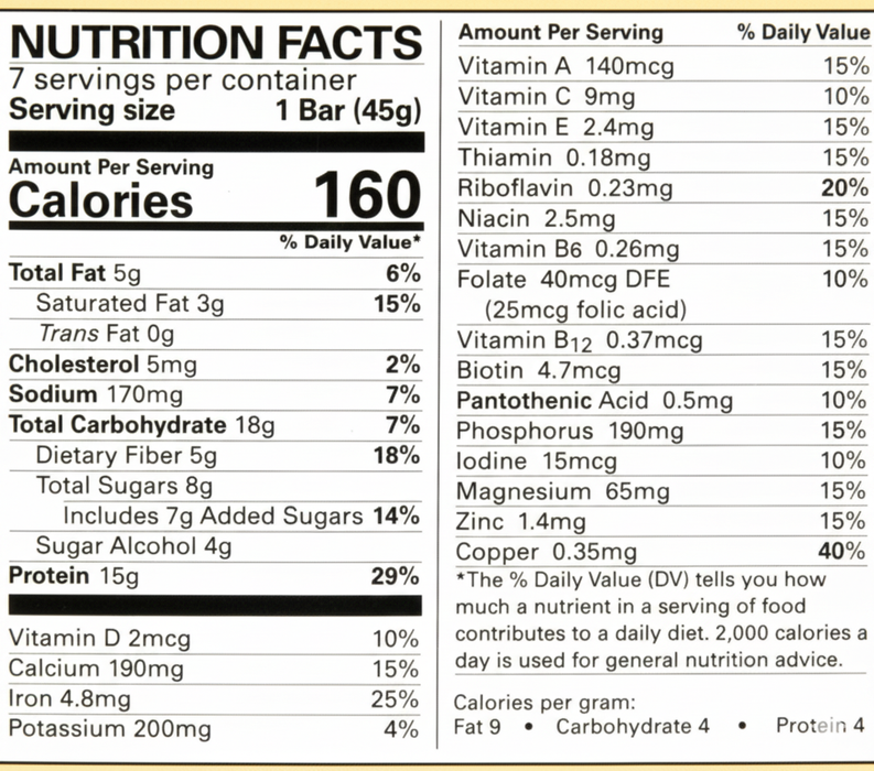 Numetra Peppermint Cocoa Crunch Bars - 1 Box