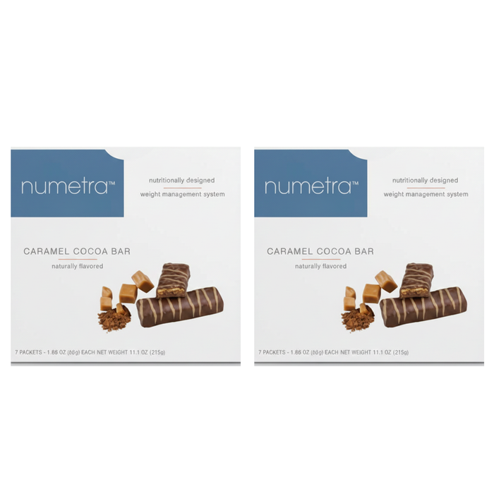 Numetra Caramel Cocoa Bars - 1 Box