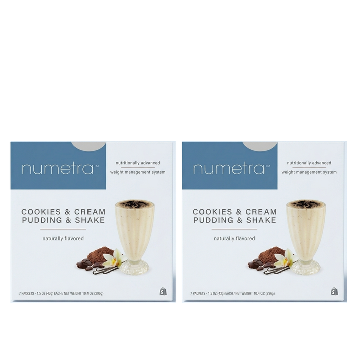 Numetra - Cookies and Cream Pudding Shake - 1 Box