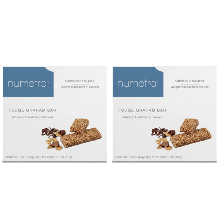 Numetra Fudge Graham Bars - 1 Box