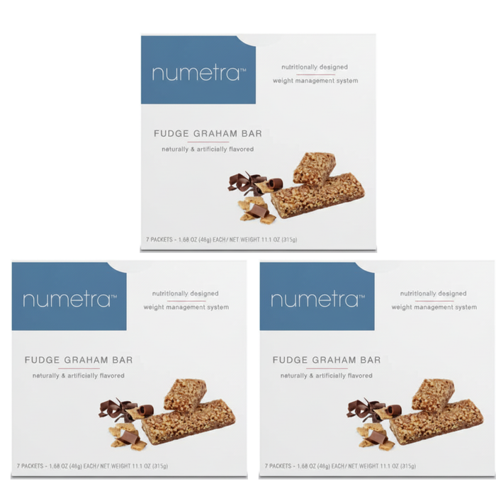 Numetra Fudge Graham Bars - 1 Box