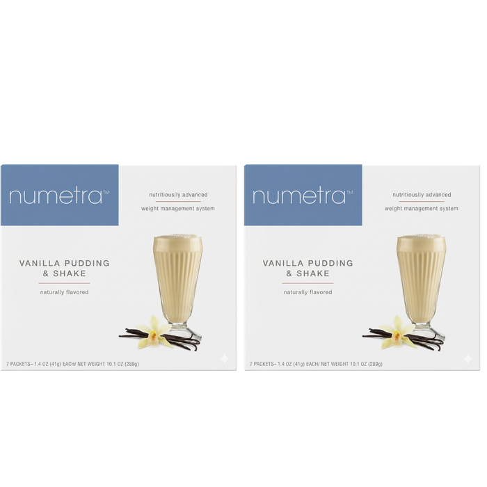 Numetra - Vanilla Pudding Shake - 1 Box