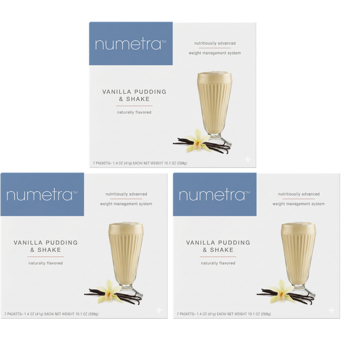 Numetra - Vanilla Pudding Shake - 1 Box