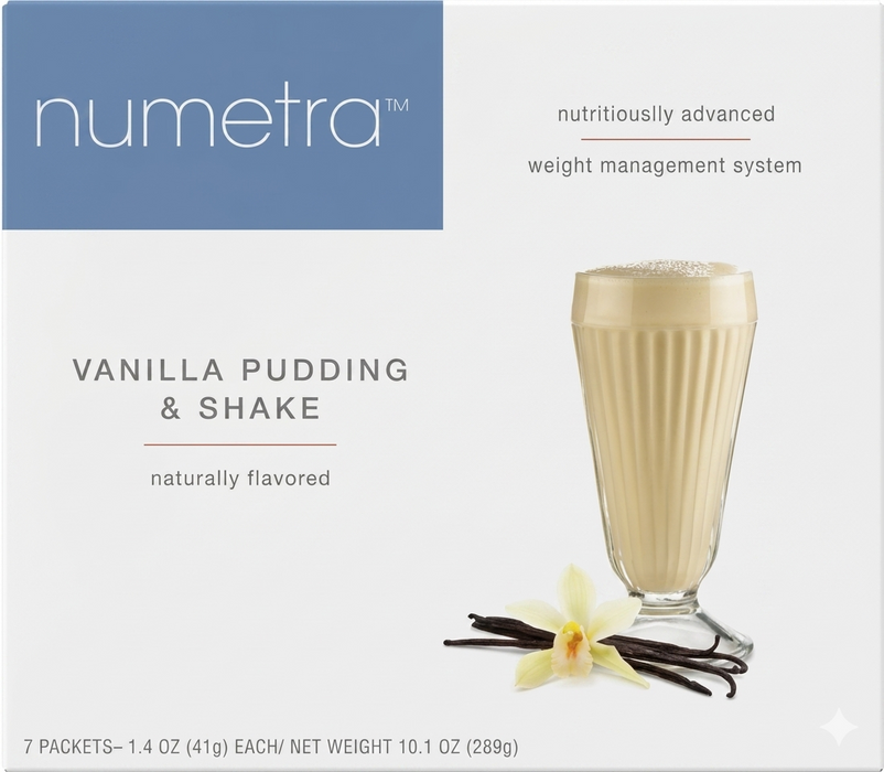 Numetra - Vanilla Pudding Shake - 1 Box