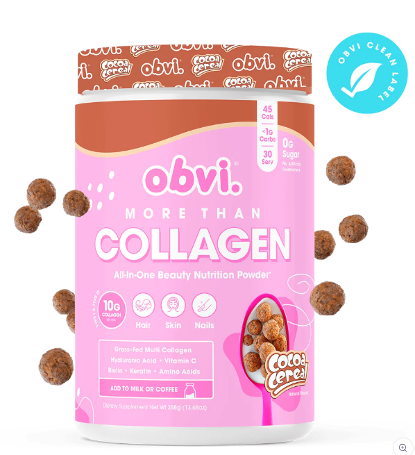 Obvi Cocoa Cereal Collagen Powder - 1 Jar