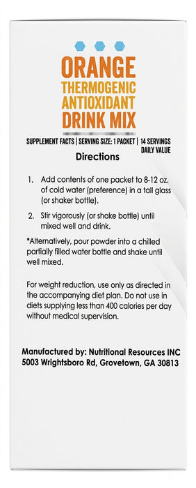 Fit Wise Orange Thermogenic Meta Fuel