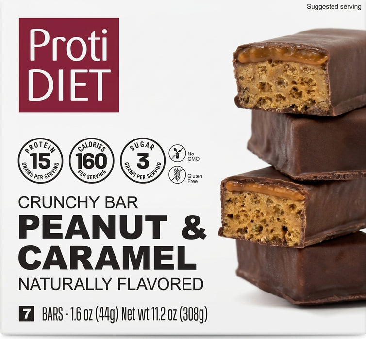 Peanut Butter & Smooth Caramel Crisp Bar