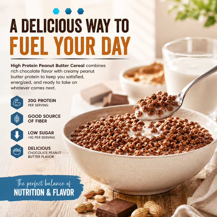 Fit Wise CRISPY Chocolate Peanut Butter Cereal
