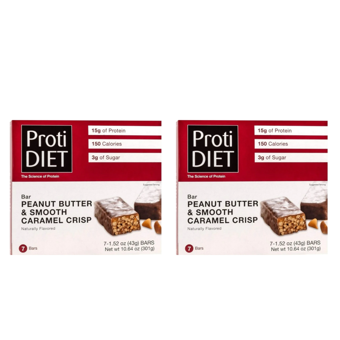 Peanut Butter & Smooth Caramel Crisp Bar