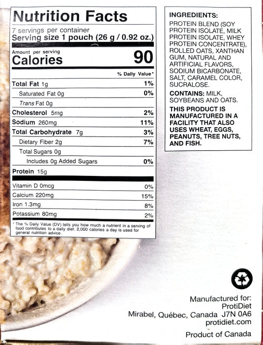 Maple Brown Sugar Oatmeal Box