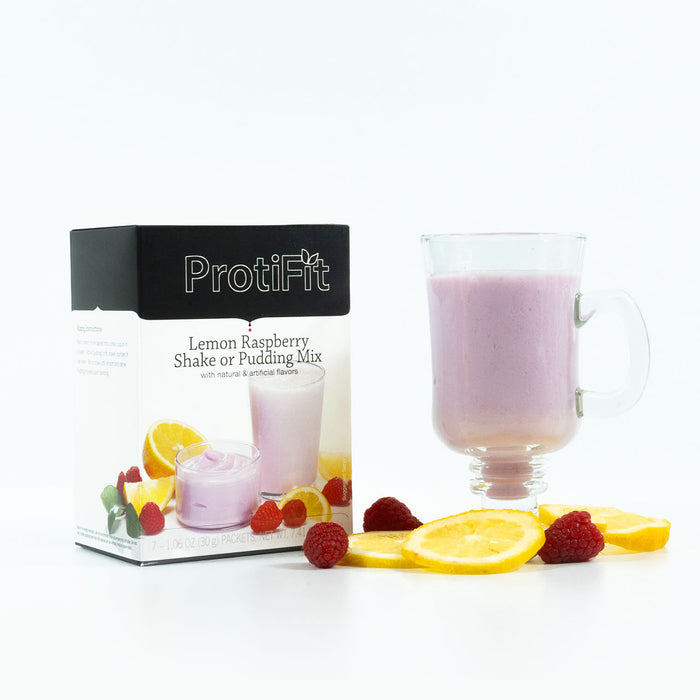 Proti Fit Lemon Raspberry Pudding-Shake Box