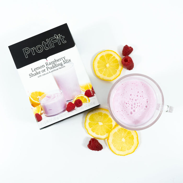 Proti Fit Lemon Raspberry Pudding-Shake Box