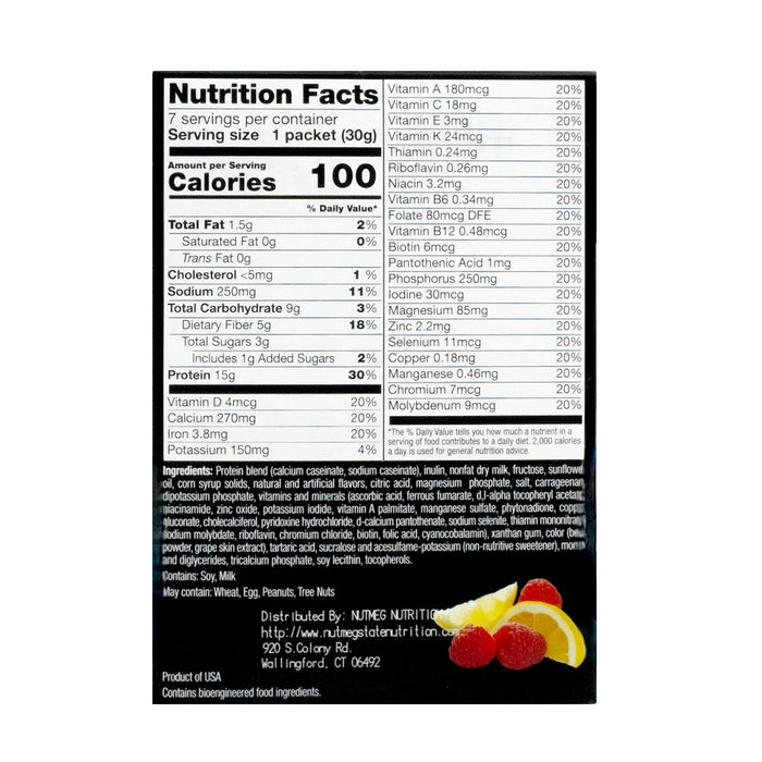 Proti Fit Lemon Raspberry Pudding-Shake Box