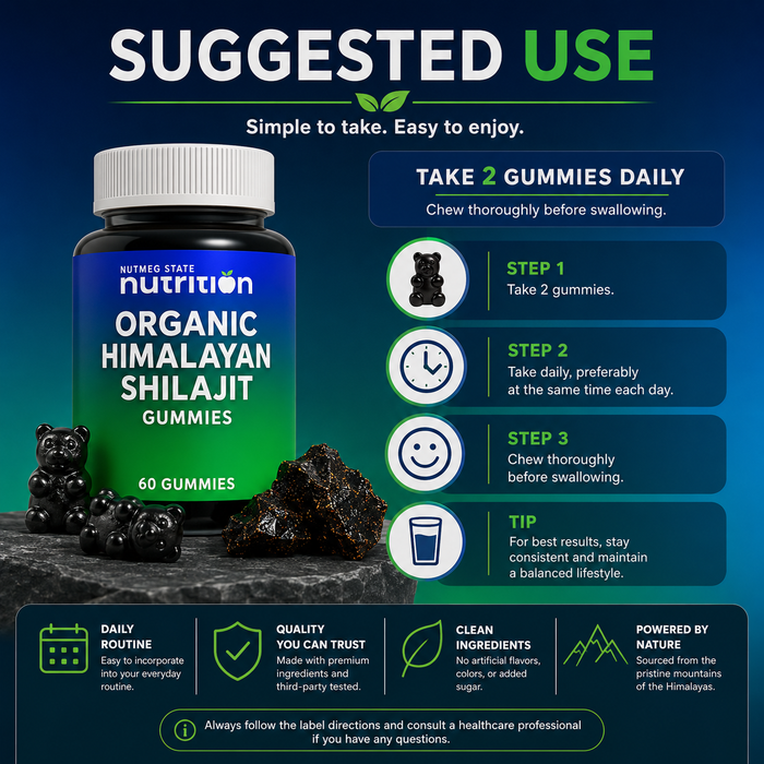 Organic Himalayan Shilajit Gummies - 1 Jar