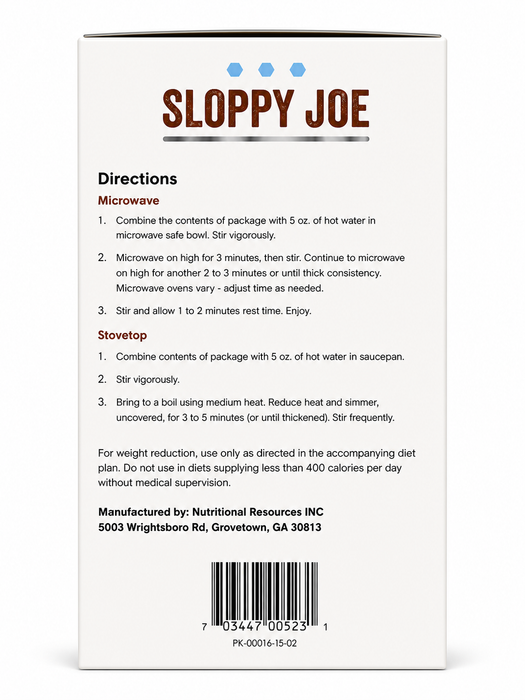 Fit Wise Sloppy Joe