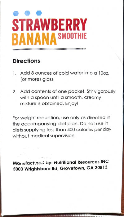 Fit Wise Strawberry Banana Smoothie Box