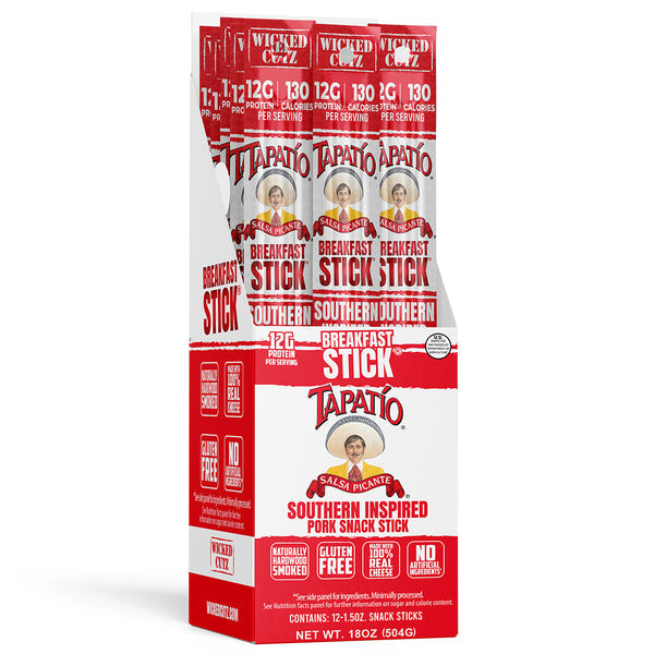 Box of Wicked Cutz Salsa Picante Snack Sticks