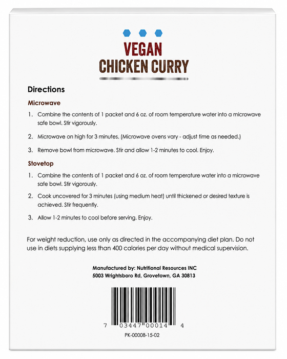 Fit Wise Vegan Chicken Curry