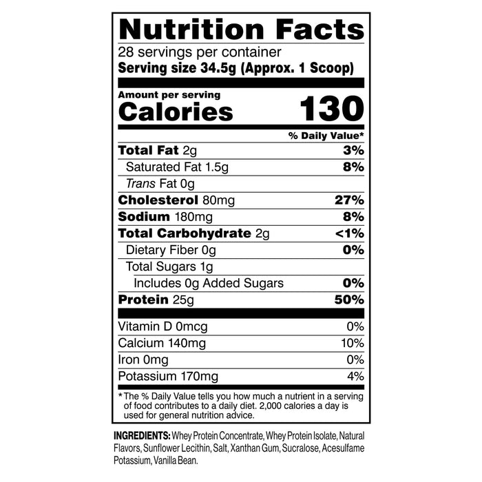 C4 Vanilla Bean 2lb Whey Protein