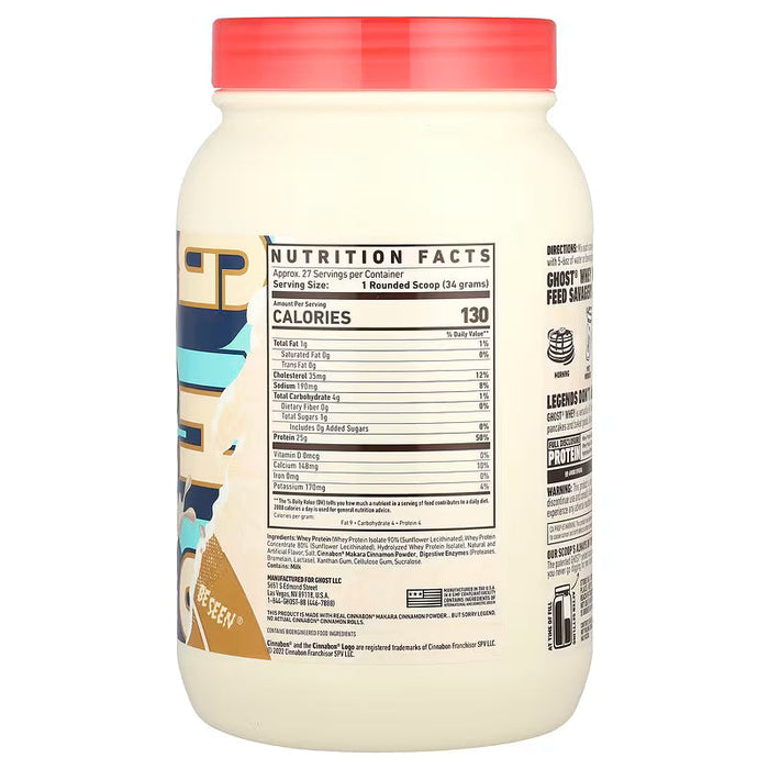 Ghost Cinnabon 2lb Protein Powder