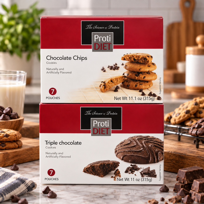Proti Diet Cookie Bundle :Chocolate Chip & Triple Chocolate