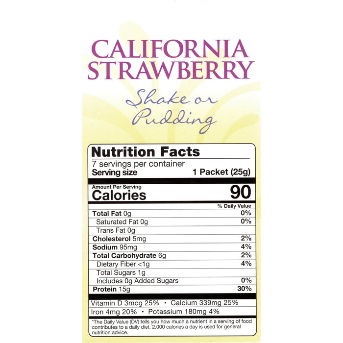 Fit Wise California Strawberry Pudding-Shake